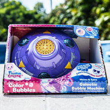 Load image into Gallery viewer, PoppinColorz™ Galactic Color Bubble Machine™ – Spins, Lights, Plays Music – Outdoor Toy for Kids Ages 6-96
