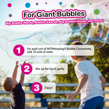Load image into Gallery viewer, WOWMAZING Big Bubble Concentrate - By the Gallon - Just Add Water!