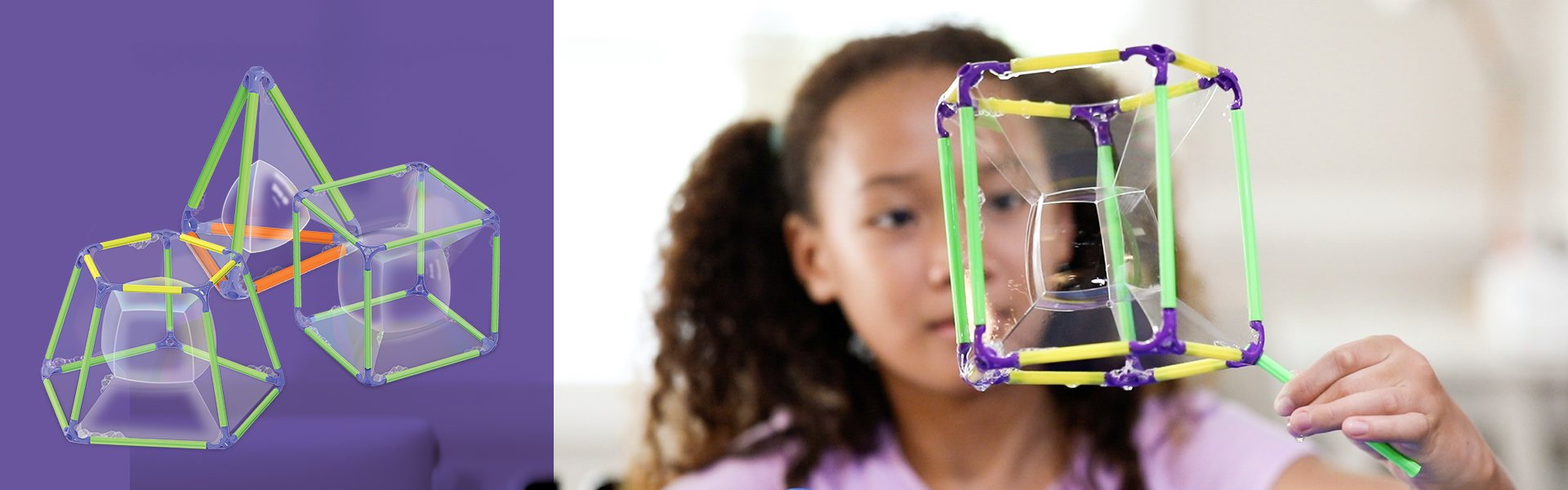 3D Bubbles Banner
