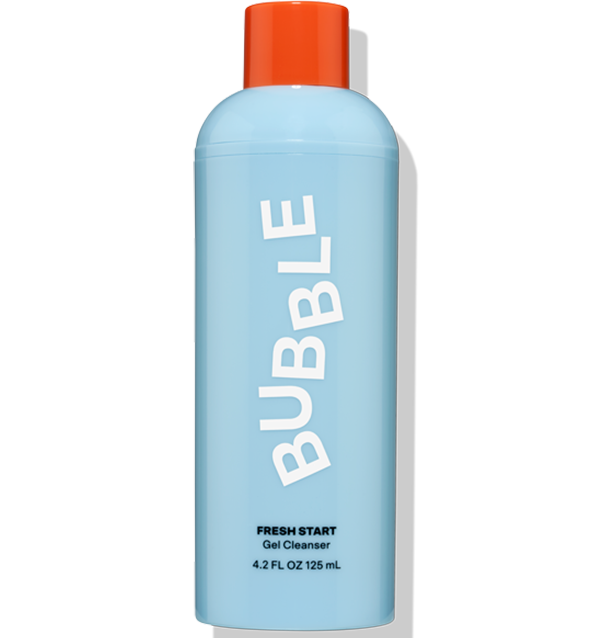 Skincare product. Large gel cleanser for all skin types. Cleanser purifies skin without drying it out. Vegan and cruelty free. Free of parabens.