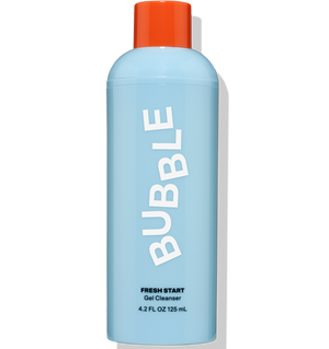 Skincare product. Large gel cleanser for all skin types. Cleanser purifies skin without drying it out. Vegan and cruelty free. Free of parabens.