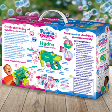 Load image into Gallery viewer, #1 PoppinColorz Hydra: 2-in-1 Water Blaster &amp; Color Bubble Blaster - 2025 TOTY WINNER (Outdoor Toy of the Year Awards)
