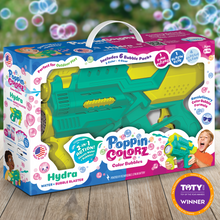 Load image into Gallery viewer, #1 PoppinColorz Hydra: 2-in-1 Water Blaster & Color Bubble Blaster - 2025 TOTY WINNER (Outdoor Toy of the Year Awards)